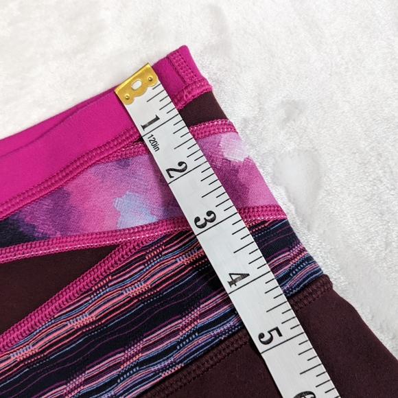 Lululemon Full Length Flare Burgundy Wide Waistband Groove Pant Y2K Leggings Sz6 - Picture 8 of 16